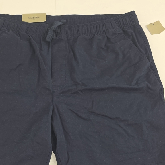 Goodfellow & Co Navy Blue Drawstring Shorts Size Large NWT BO-2788 - Picture 2 of 11